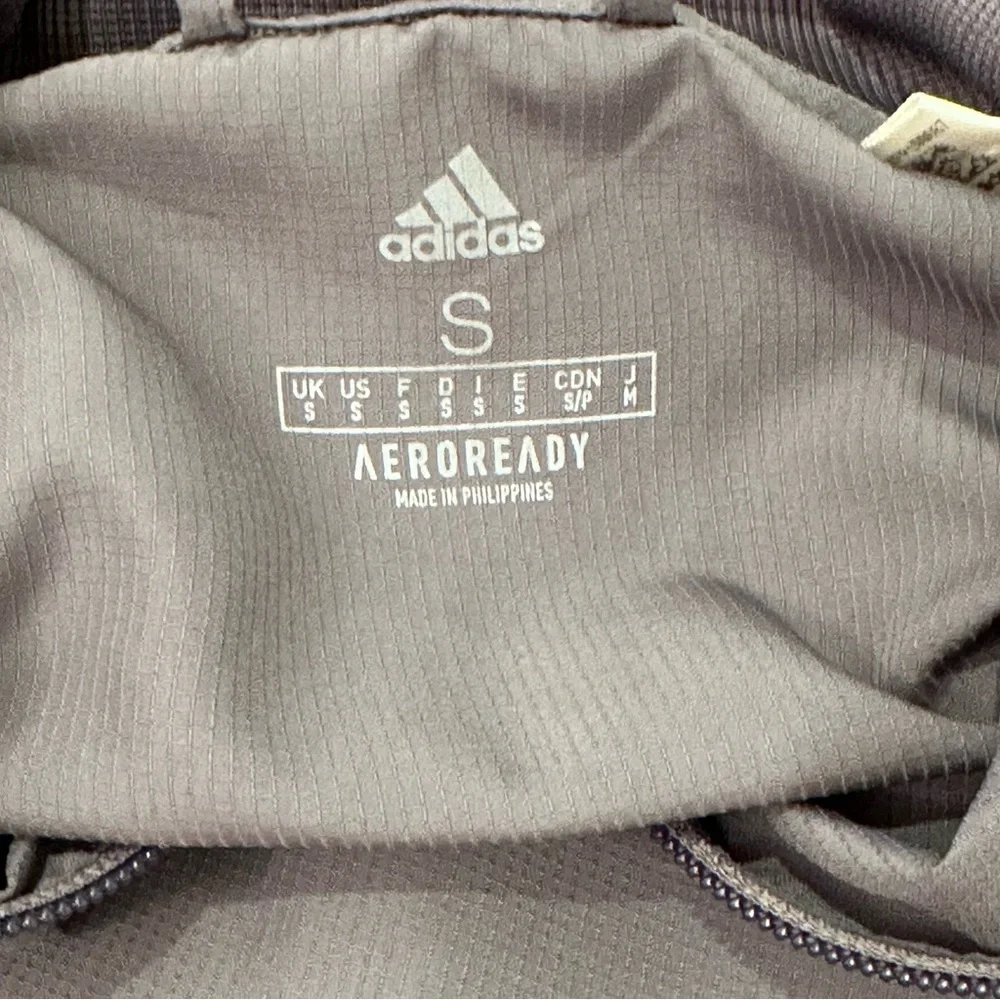 Adidas Aeroready Germany National Team Full-Zip Jacket, Gray and White, Small - Picture 4 of 12